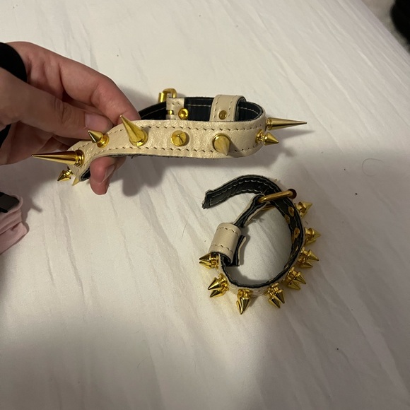 Brand new ✨🍯Honey dust🍯✨ pieces from elmboldxnthepeople - (choker/cuff) - Picture 7 of 9